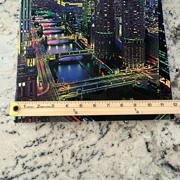 High Above Chicago Oversized 17X12 Coffee Table Book Hardback Home Decor - Picture 16 of 16